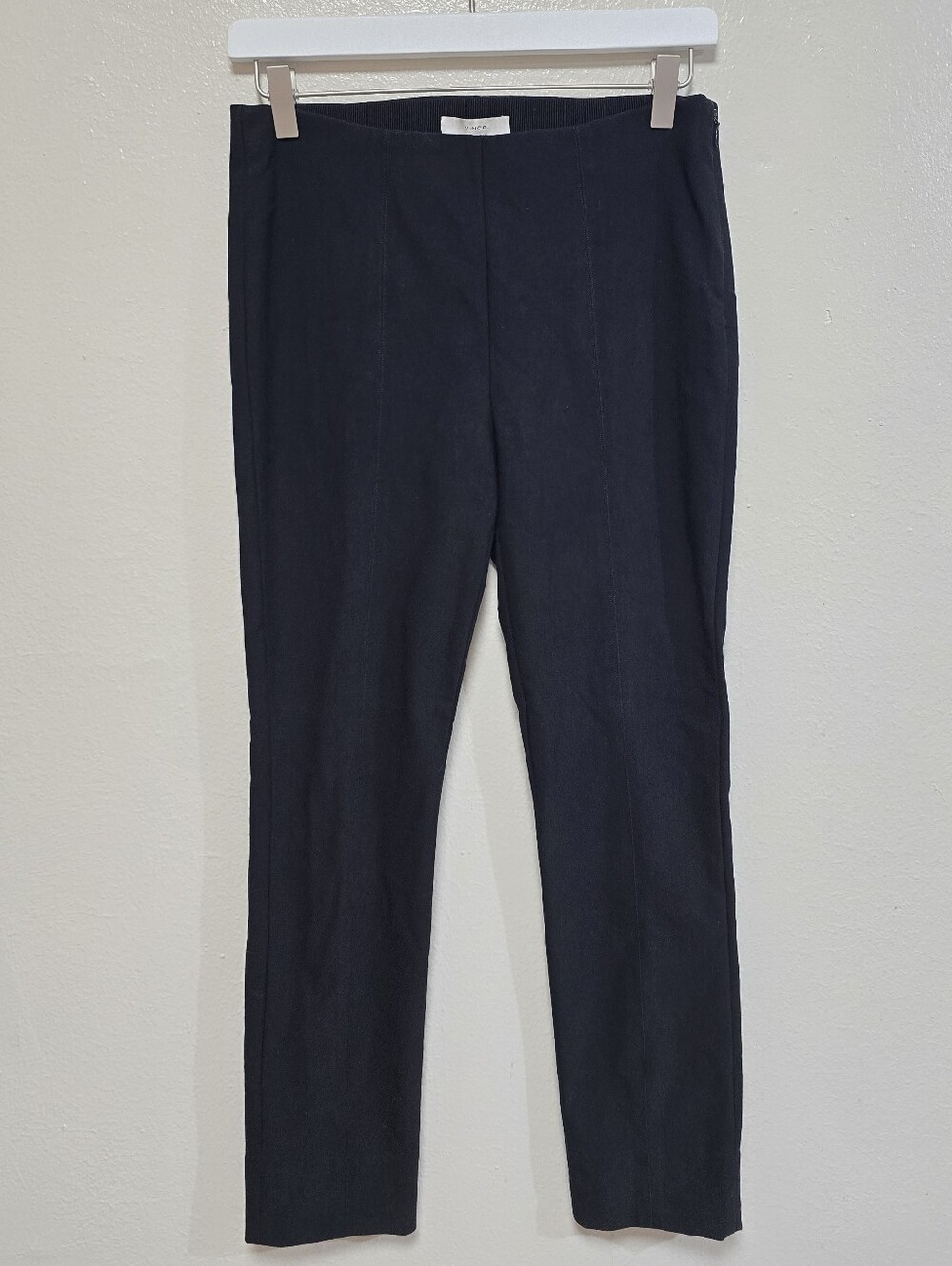 Vince Ankle Cropped Cigarette Pants Black Size Medium